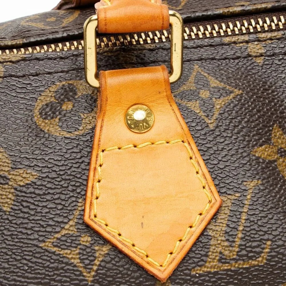Louis Vuitton Monogram Canvas Speedy 30 Satchel - Picture 15 of 16